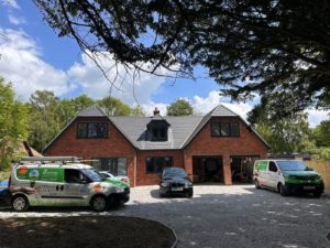 UK Eco Energy Solutions LTD is doing Home Survey Technical expert assessing roof and energy use for a custom solar panel design.