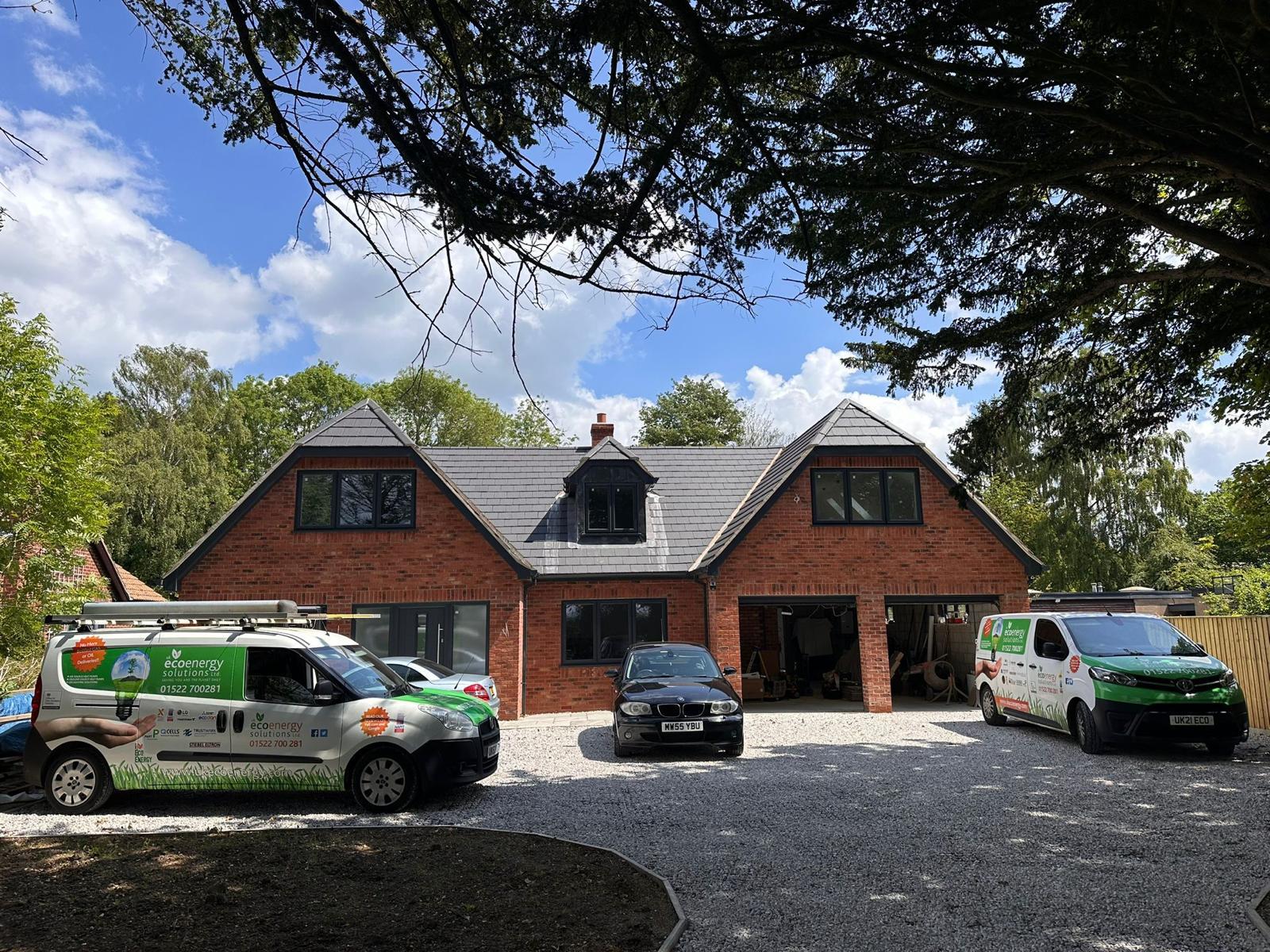 UK Eco Energy Solutions LTD is doing Home Survey Technical expert assessing roof and energy use for a custom solar panel design.