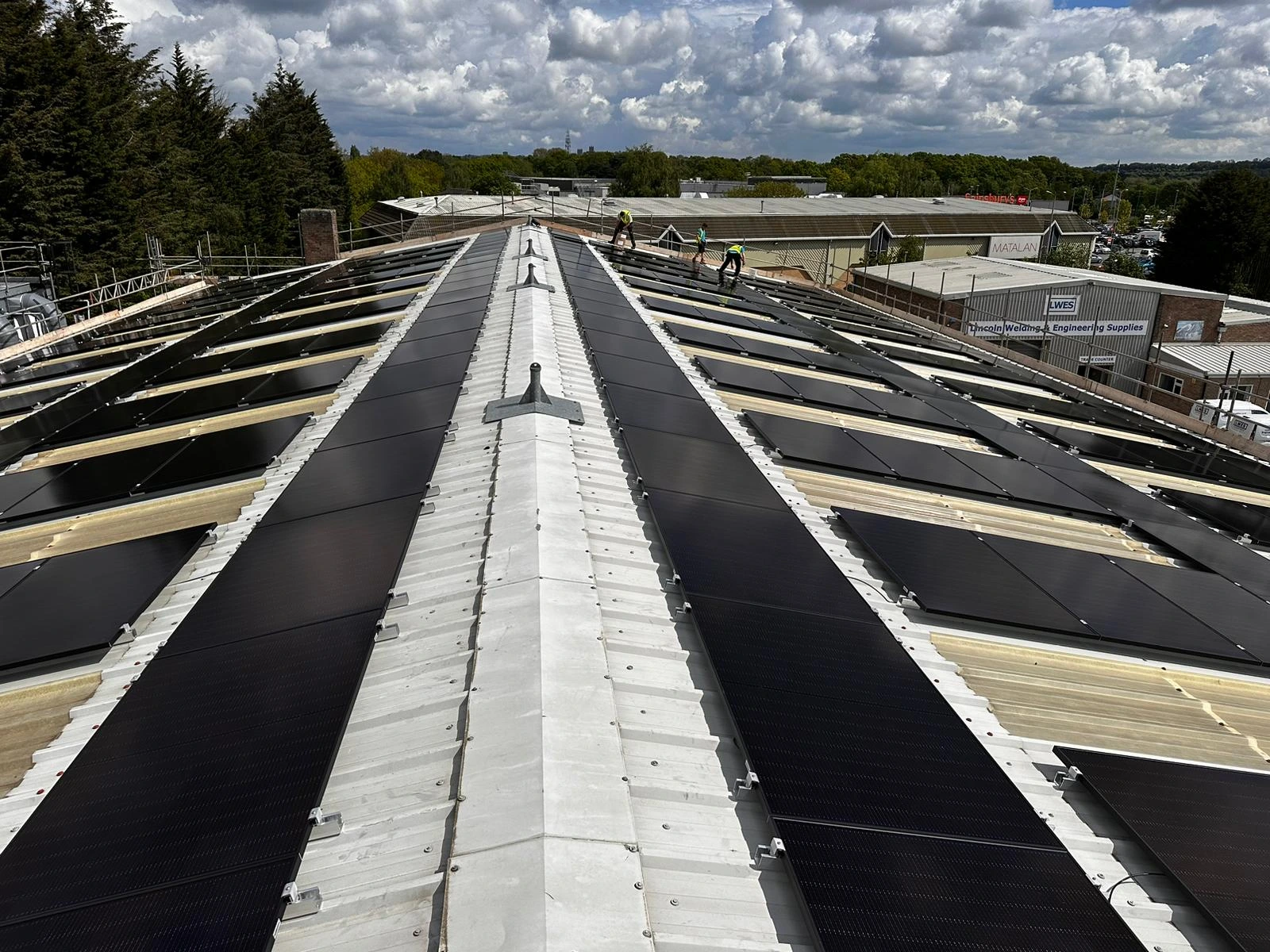 Newly Installed Solar Panels 