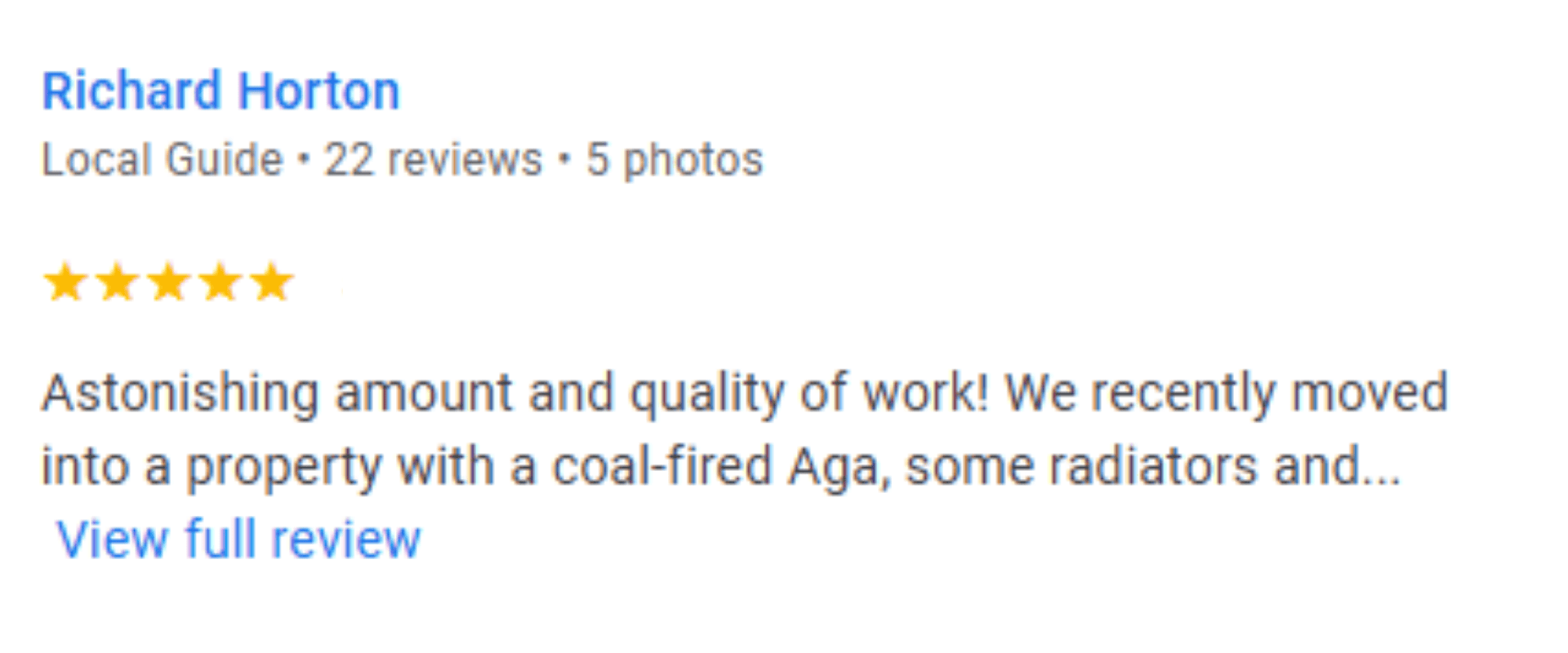 Uk Eco Energy google reviews image