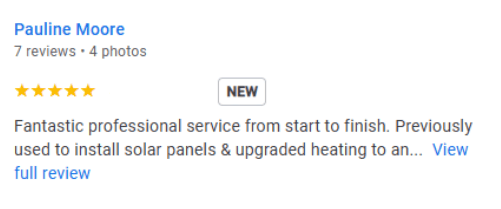 Uk Eco Energy google reviews image