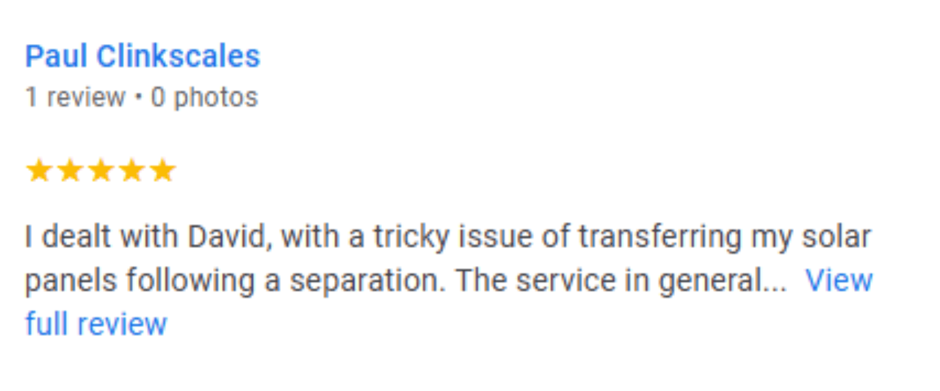Uk Eco Energy google reviews image