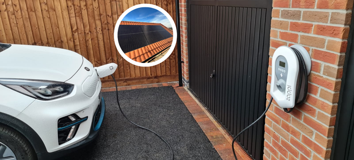 Image of how how to charge an eV using solar power