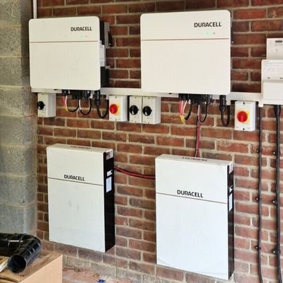 Home battery storage system installed in Lincolnshire to maximise solar energy use