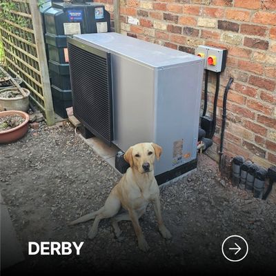 Solar PV setup on a townhouse rooftop in Sleaford