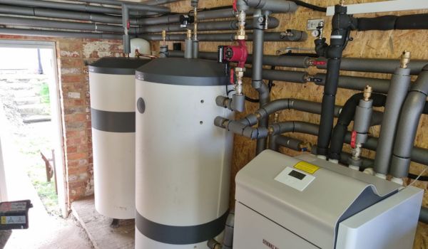 Ground source heat pump installation by UK Eco Energy Solutions