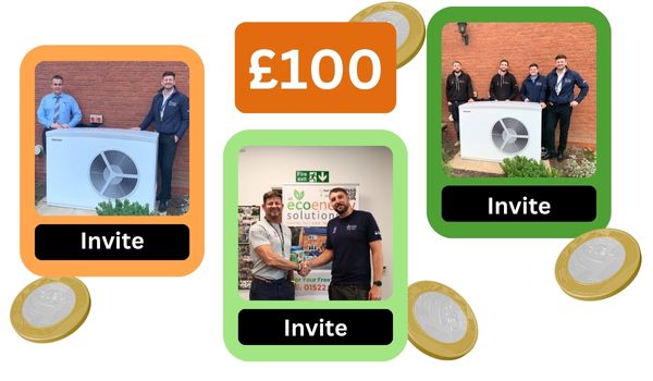 Refer your friends to UK Eco Energy Solutions’s air source heat pump installation program.