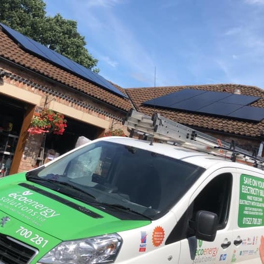 UK Eco Energy Solutions garage and carport solar panel installation in Lincolnshire