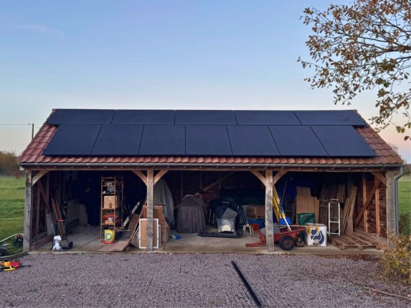 Solar panel carport installation in Lincolnshire by UK Eco Energy Solutions